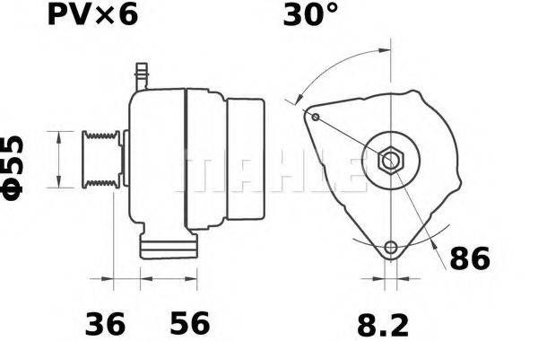 MAHLE ORIGINAL MG 305