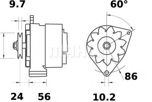 MAHLE ORIGINAL MG 282