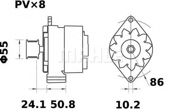 CASE IH 84254289 Генератор