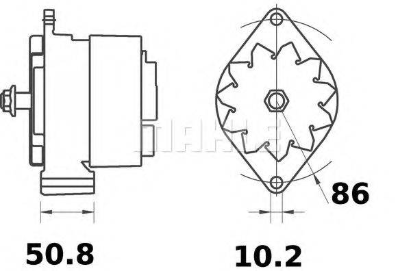 MAHLE ORIGINAL MG 233