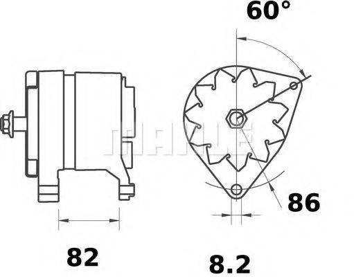 CASE IH 87576058 Генератор