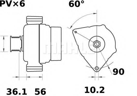MAHLE ORIGINAL MG 157