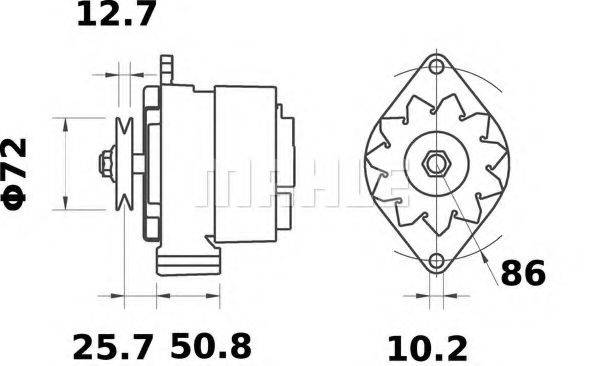 CASE IH 84281043 Генератор