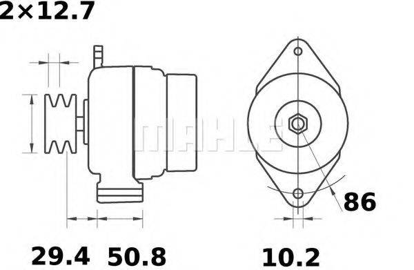MAHLE ORIGINAL MG 83