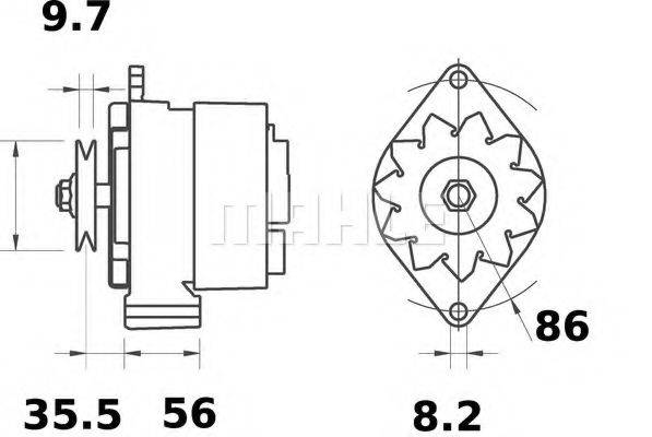 MAHLE ORIGINAL MG 85