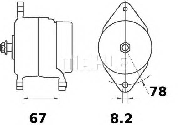 DEUTZ 0411 5371 Генератор