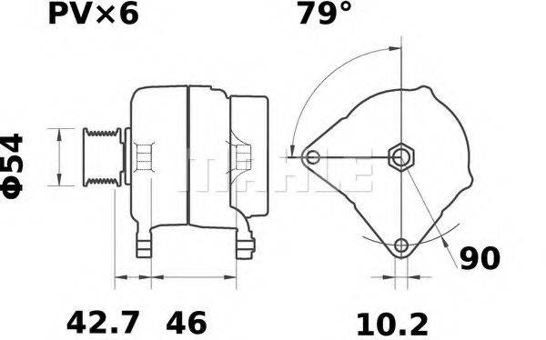 MAHLE ORIGINAL MG 66