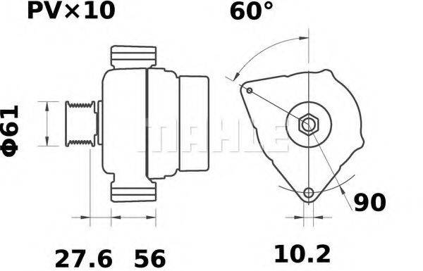 CASE IH 84141455 Генератор