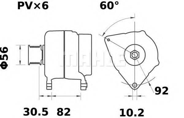 MAHLE ORIGINAL MG 34