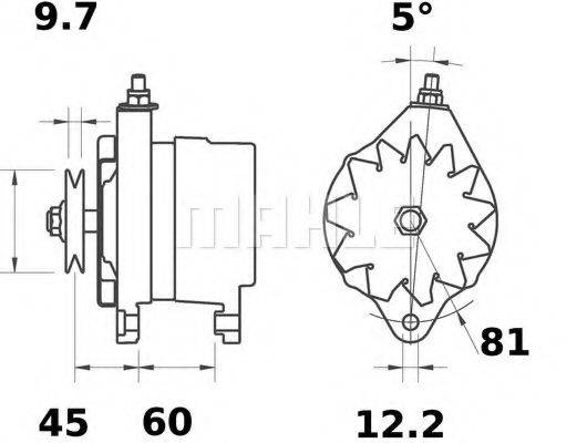MAHLE ORIGINAL IA0294 Генератор