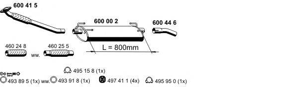 ERNST 340020 Система випуску ОГ