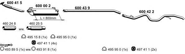 ERNST 340033 Система випуску ОГ