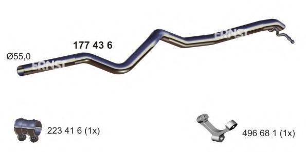 VAG 7H0 253 681 A Труба вихлопного газу