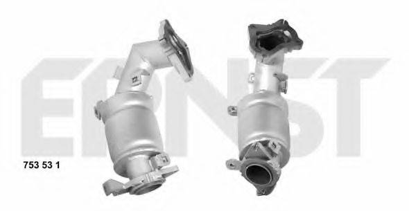 TOYOTA 2505127010 Монтажний комплект, каталізатор