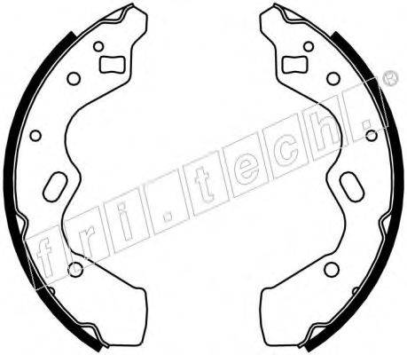 VAPSINT 800 Комплект гальмівних колодок