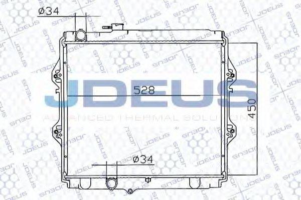 TOYOTA 164005B590 Радіатор, охолодження двигуна