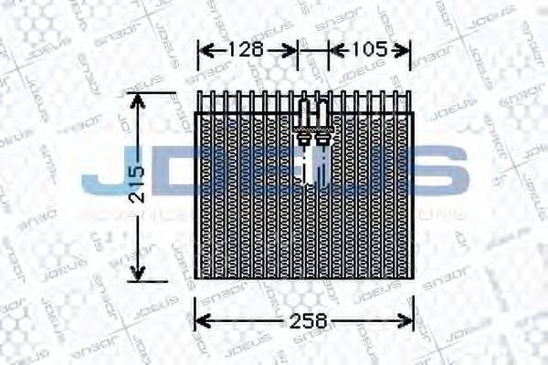 DENSO DEV09004 Випарник, кондиціонер