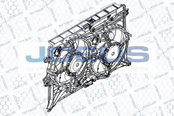 JDEUS EV8E9740 Вентилятор, охолодження двигуна
