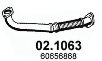 ASSO 021063 Труба вихлопного газу