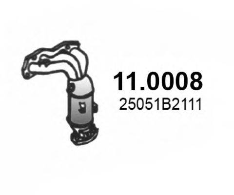 DAIHATSU 25051B2111 Каталізатор