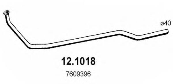 BOSAL 991-057 Труба вихлопного газу
