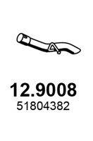 ASSO 129008 Труба вихлопного газу