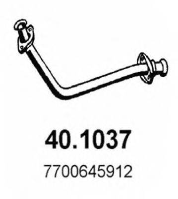 IMASAF 40.1037 Труба вихлопного газу