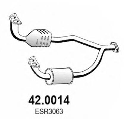 LAND ROVER ESR3063 Каталізатор