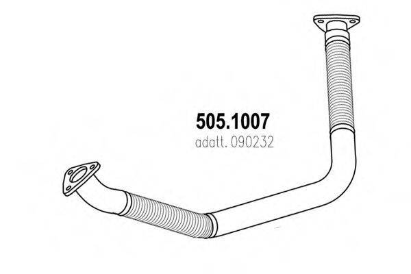DAF 90232 Труба вихлопного газу