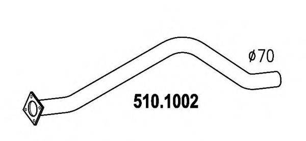 ASSO 5101002 Труба вихлопного газу