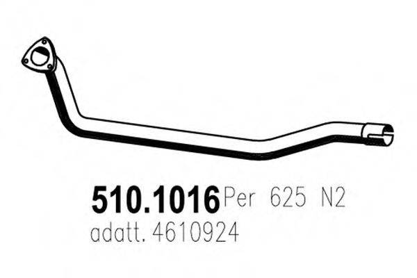 ASSO 5101016 Труба вихлопного газу