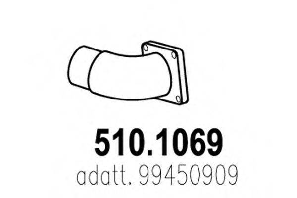 DINEX 29136 Труба вихлопного газу