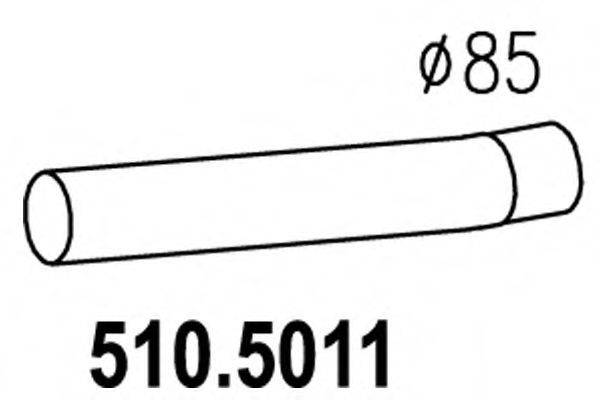 ASSO 5105011 Труба вихлопного газу