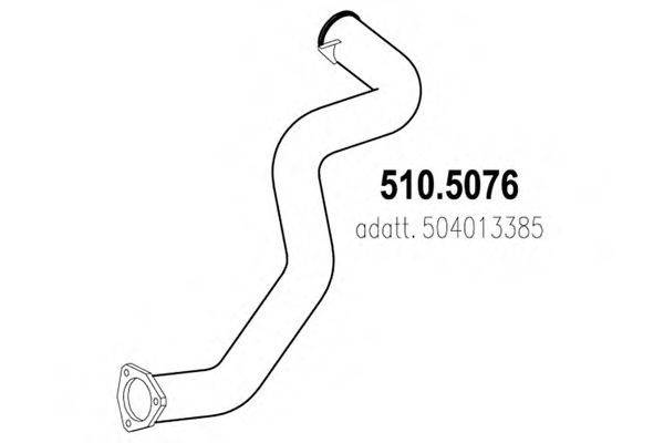 IVECO 504013385 Труба вихлопного газу