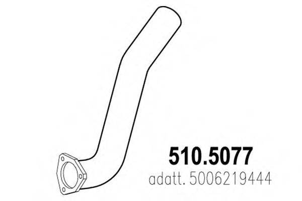 IVECO 5006219444 Труба вихлопного газу