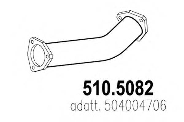 IVECO 504004706 Труба вихлопного газу