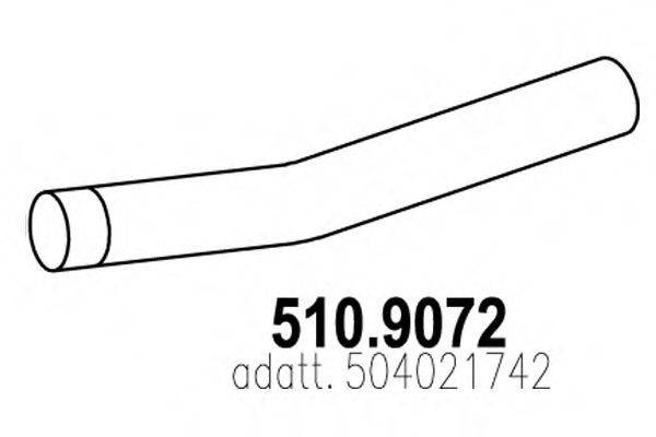 IVECO 504021742 Труба вихлопного газу