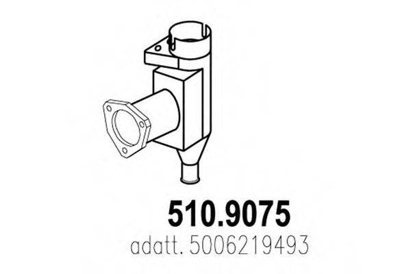 IVECO 5006219493 Труба вихлопного газу