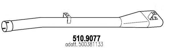 IVECO 500381133 Труба вихлопного газу