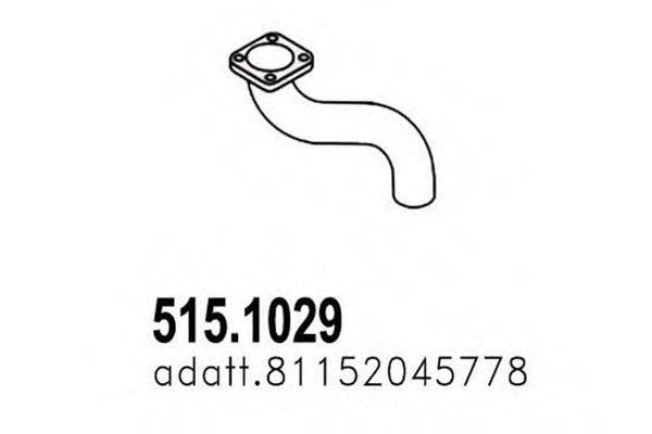 ASSO 5151029 Труба вихлопного газу