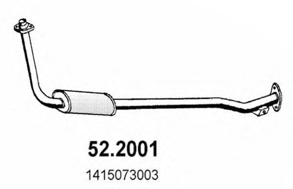 ASSO 522001 Передглушувач вихлопних газів