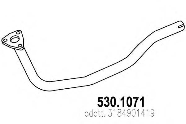 MERCEDES-BENZ 3184901419 Труба вихлопного газу