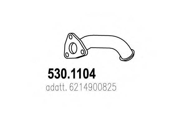 ASSO 5301104 Труба вихлопного газу