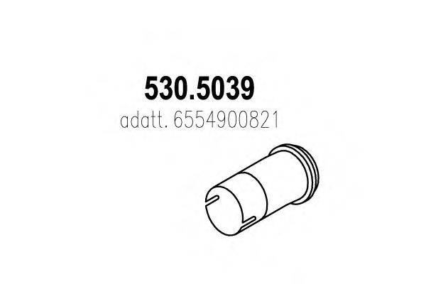 DINEX 54133 Труба вихлопного газу