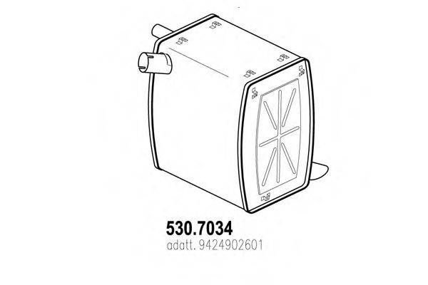 DINEX 50453 Середній/кінцевий глушник ОГ