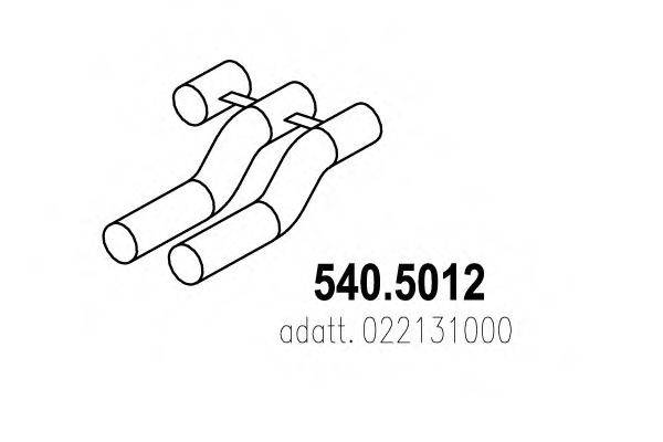 DINEX 53703 Труба вихлопного газу