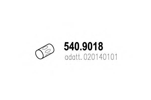 DINEX 53704 Труба вихлопного газу