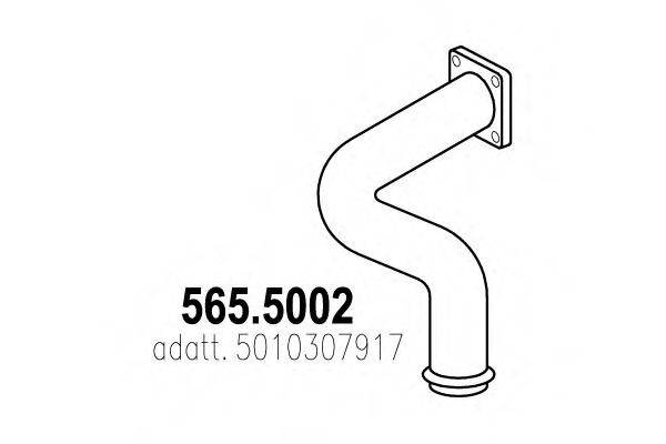 RENAULT TRUCKS 5010307917 Труба вихлопного газу