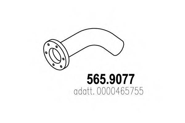 RENAULT TRUCKS 465755 Труба вихлопного газу