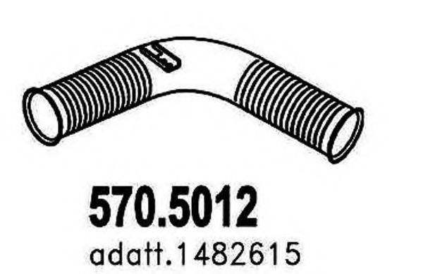 ASSO 5705012 Труба вихлопного газу